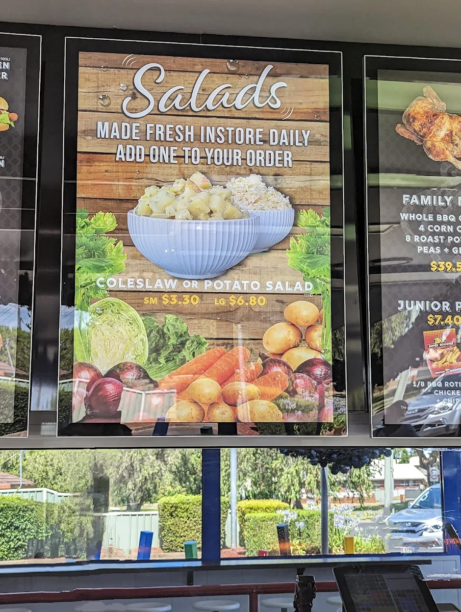 Menu, Super Rooster