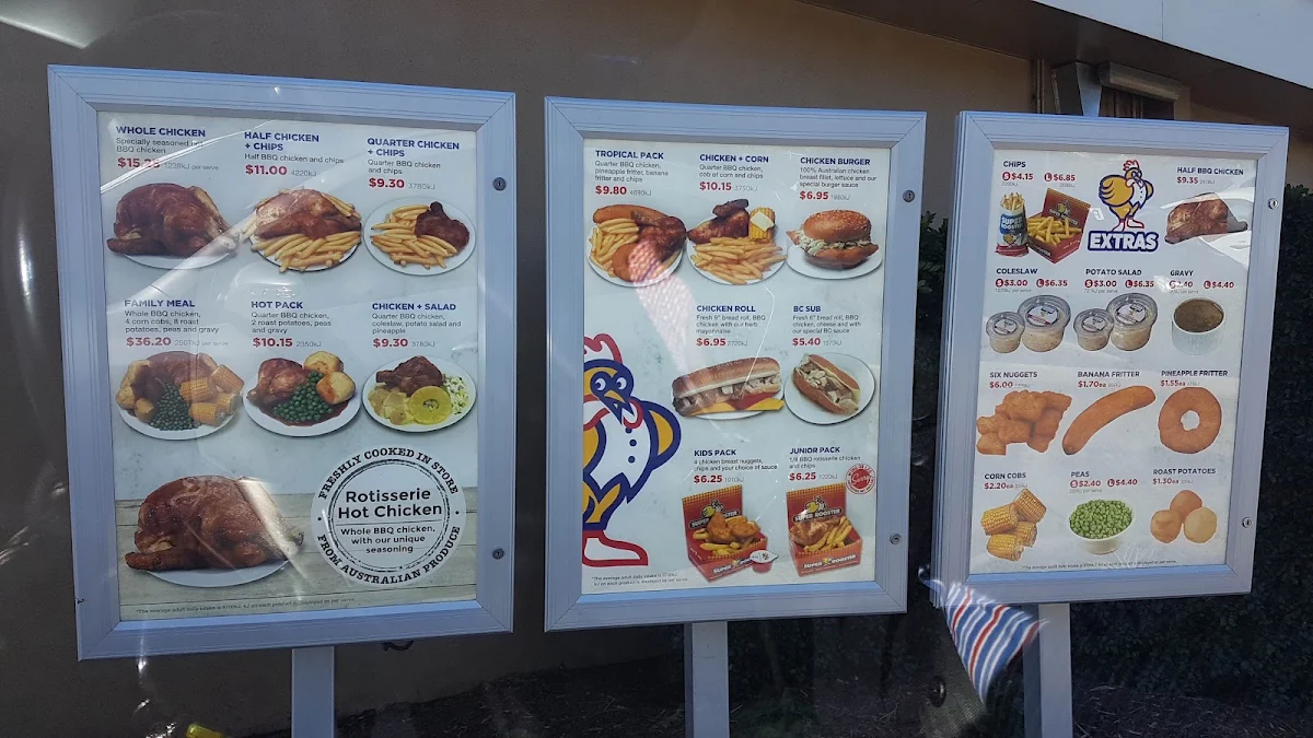 Menu, Super Rooster