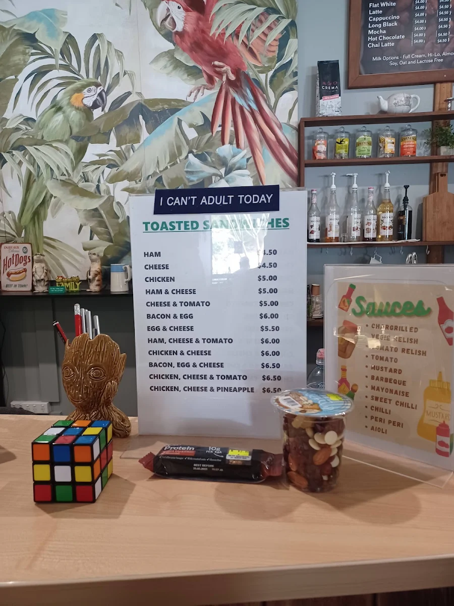 Menu, Yvette's Place