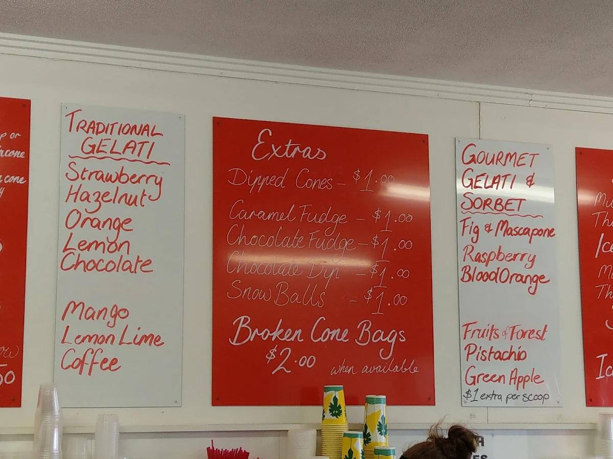 Menu, Ice Cream A'La Copenhagen