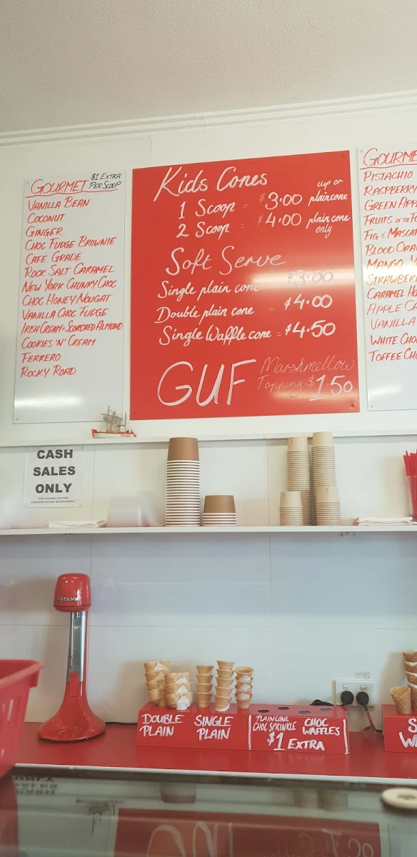 Menu, Ice Cream A'La Copenhagen