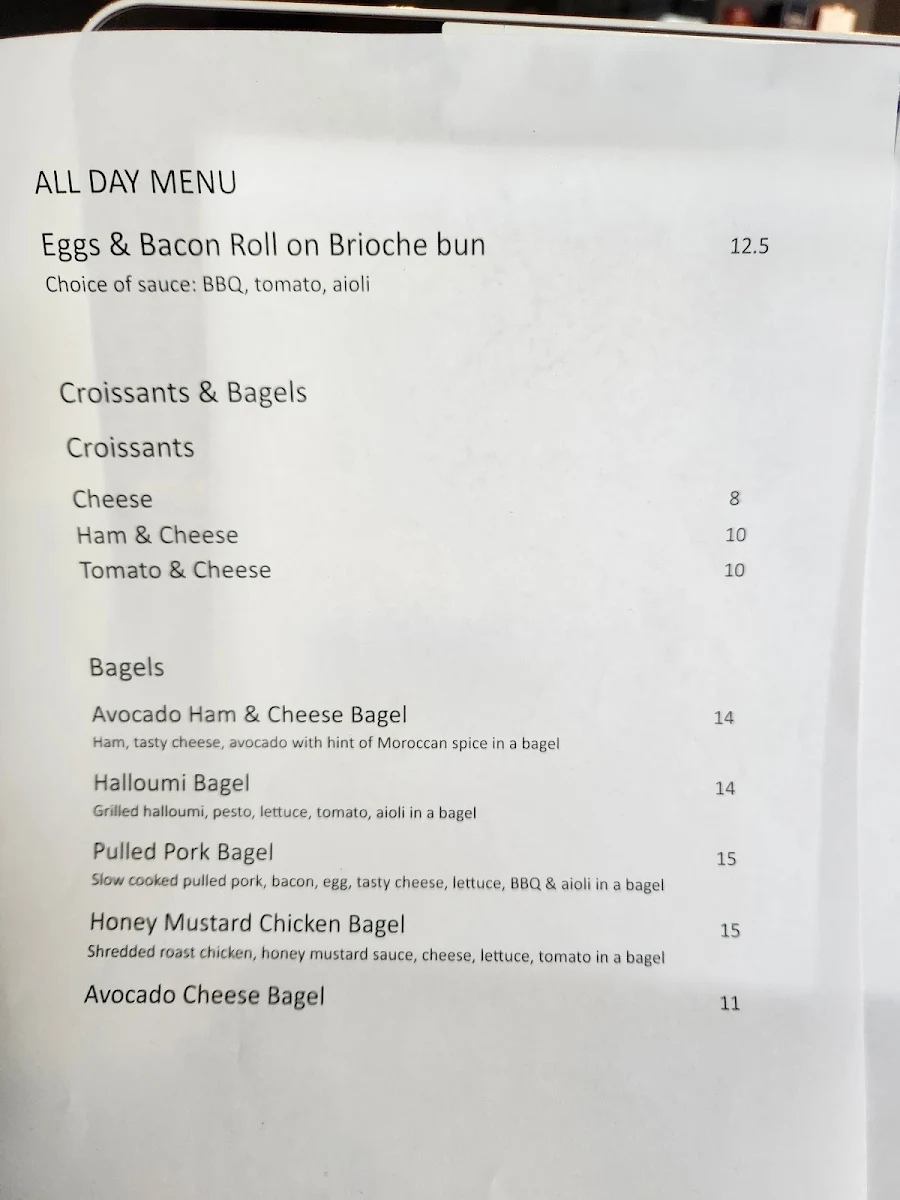 Menu, Remedy T'adore
