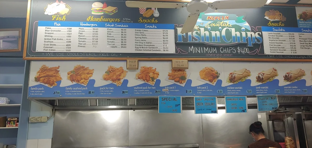 Menu, Nepean Souvlaki