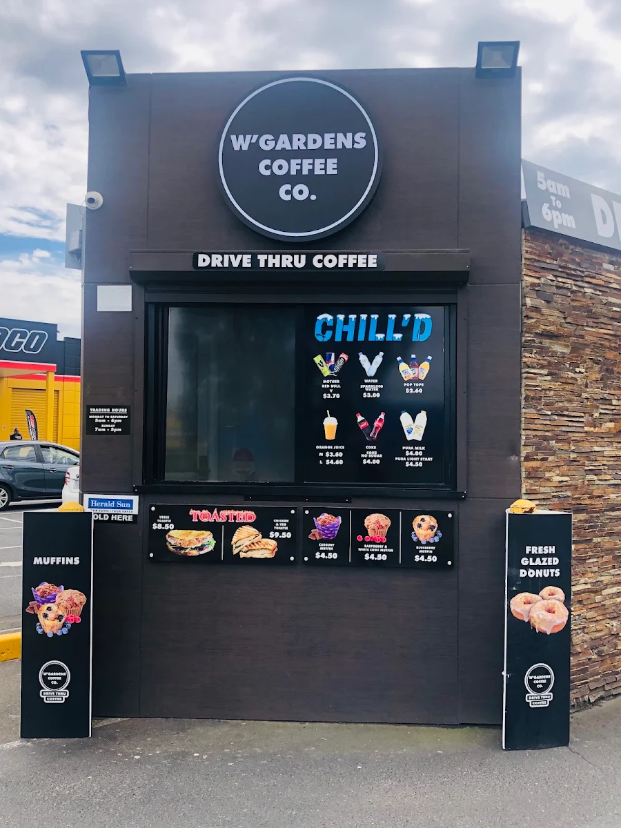 Menu, The Watergardens Coffee Co