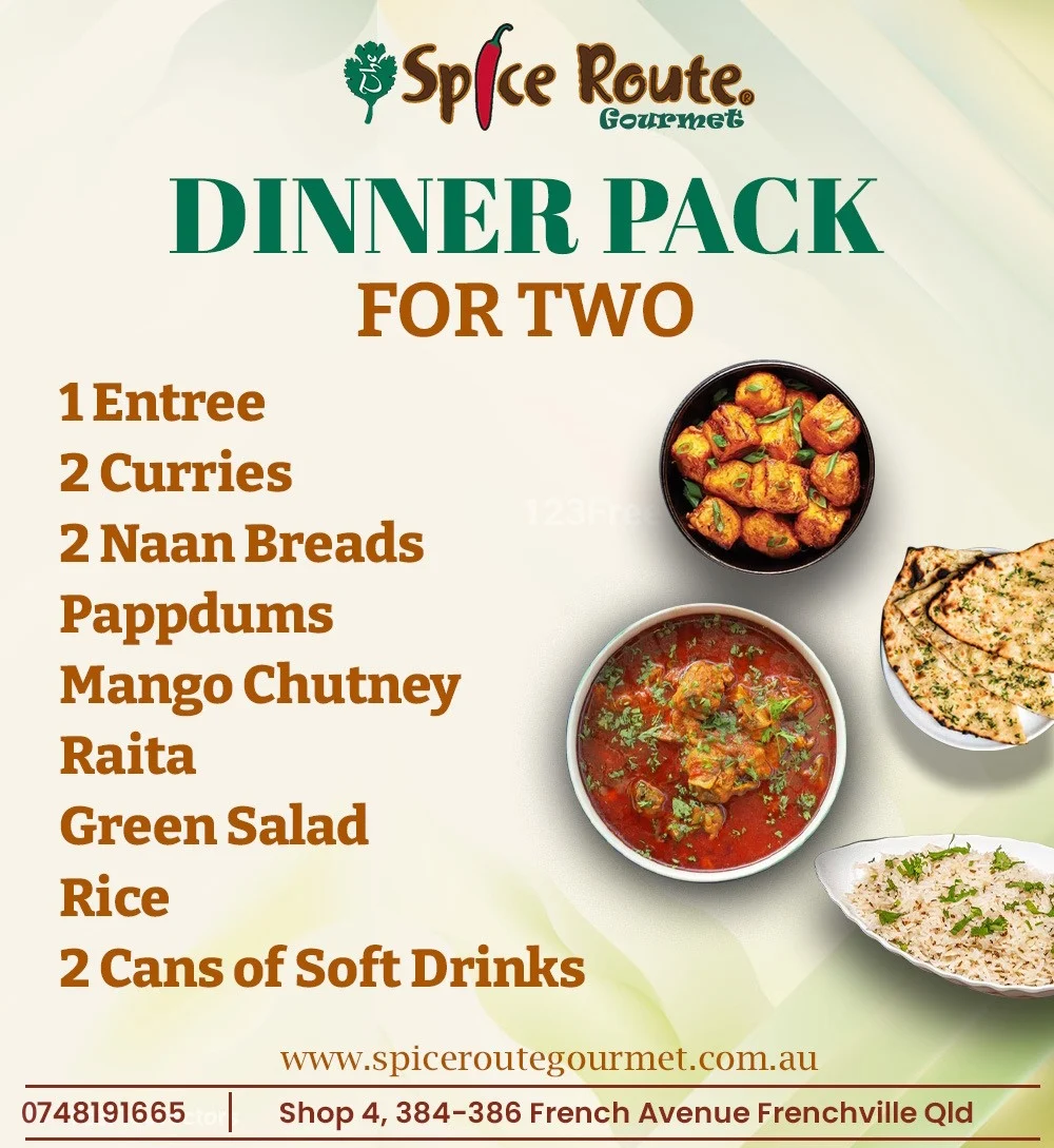 Menu, The Spice Route Gourmet