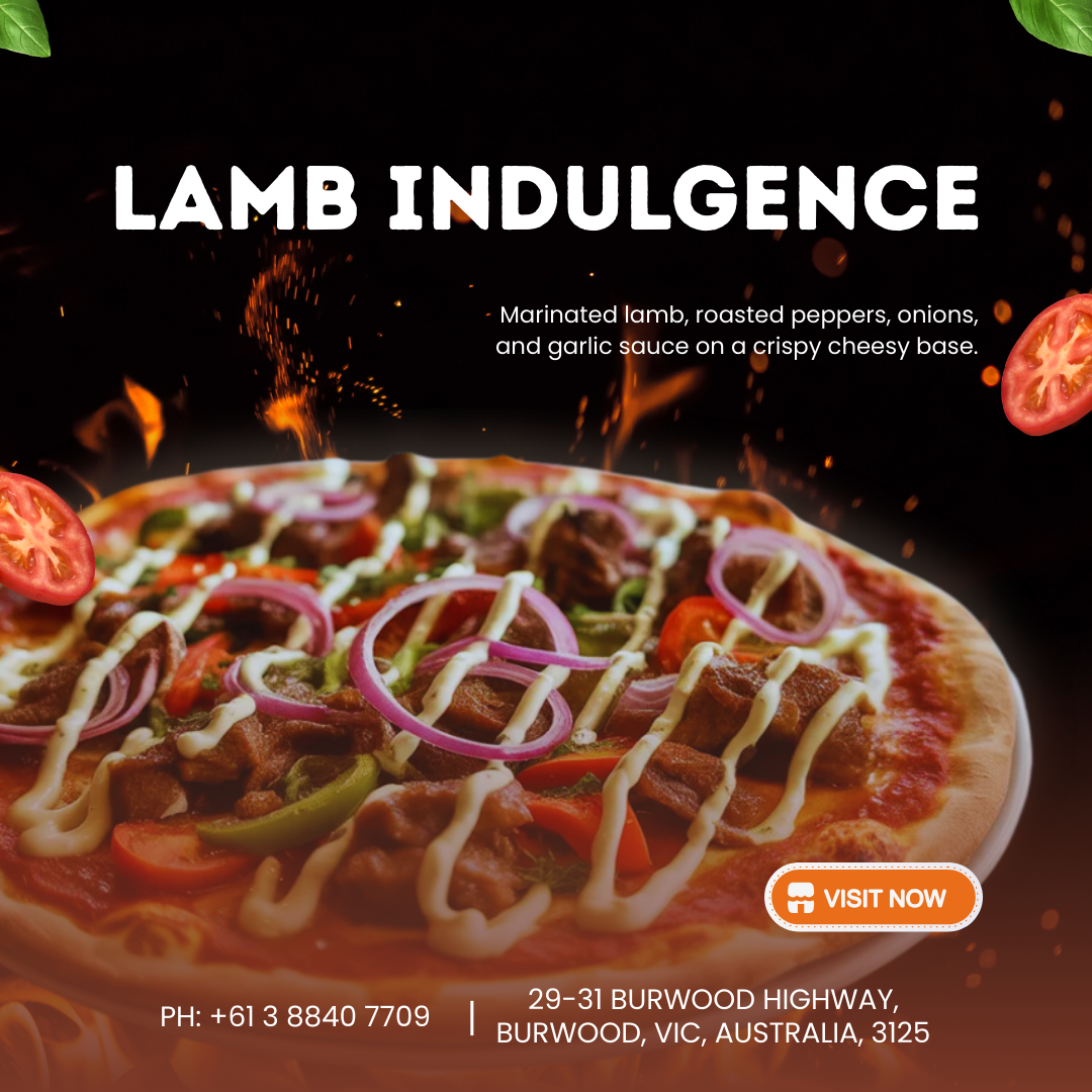 Menu, Aladdin's Kebabs & Pizza Burwood