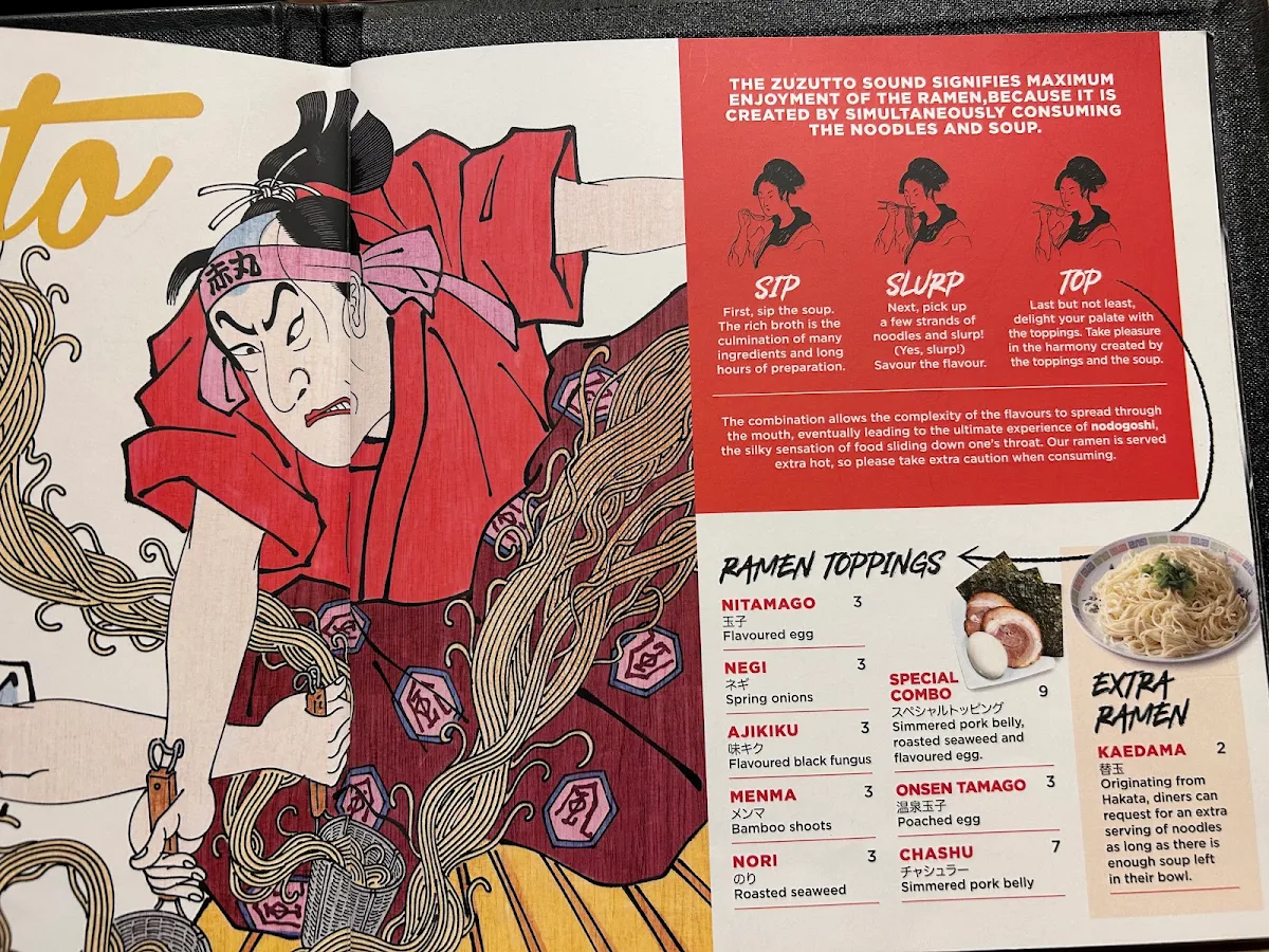 Menu, IPPUDO