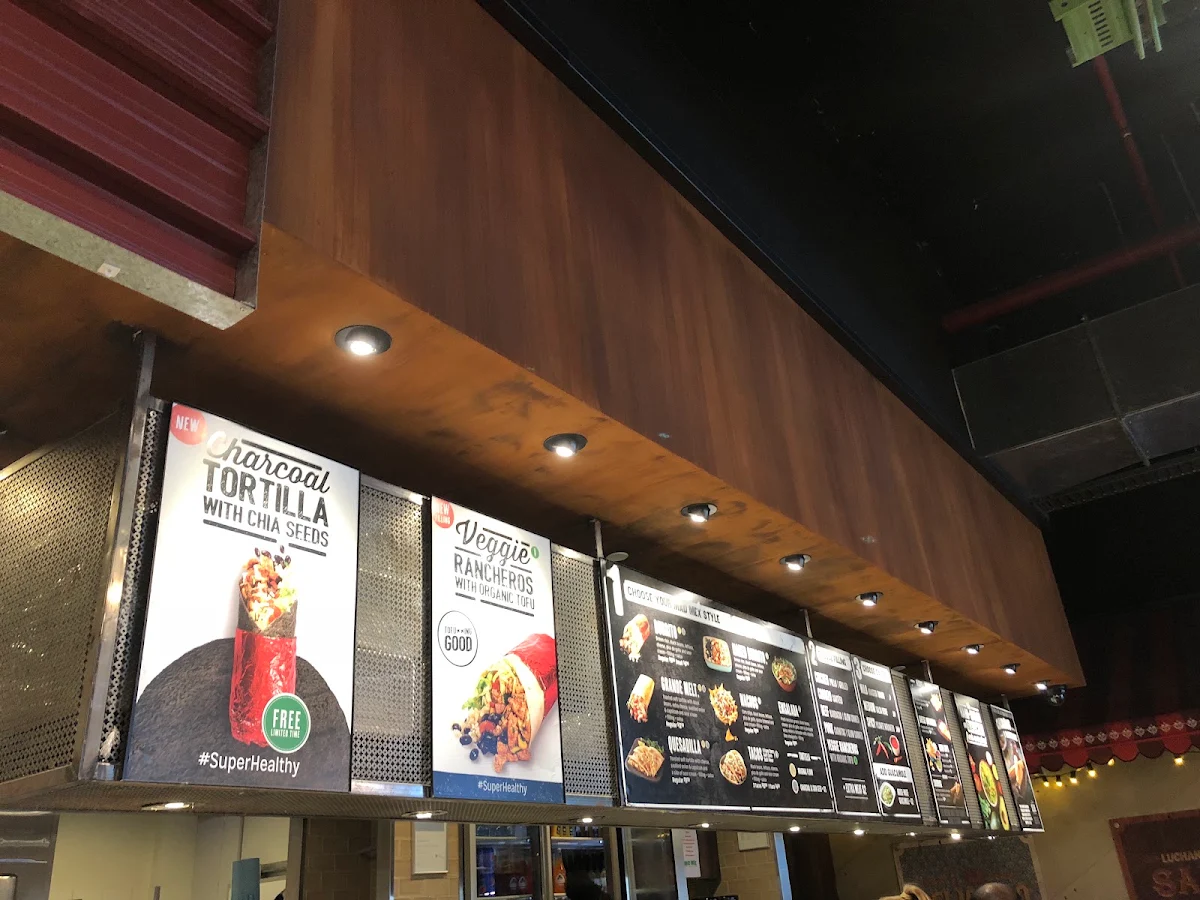 Menu, Mad Mex DFO Homebush