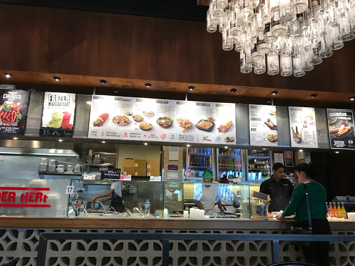 Menu, Mad Mex DFO Homebush