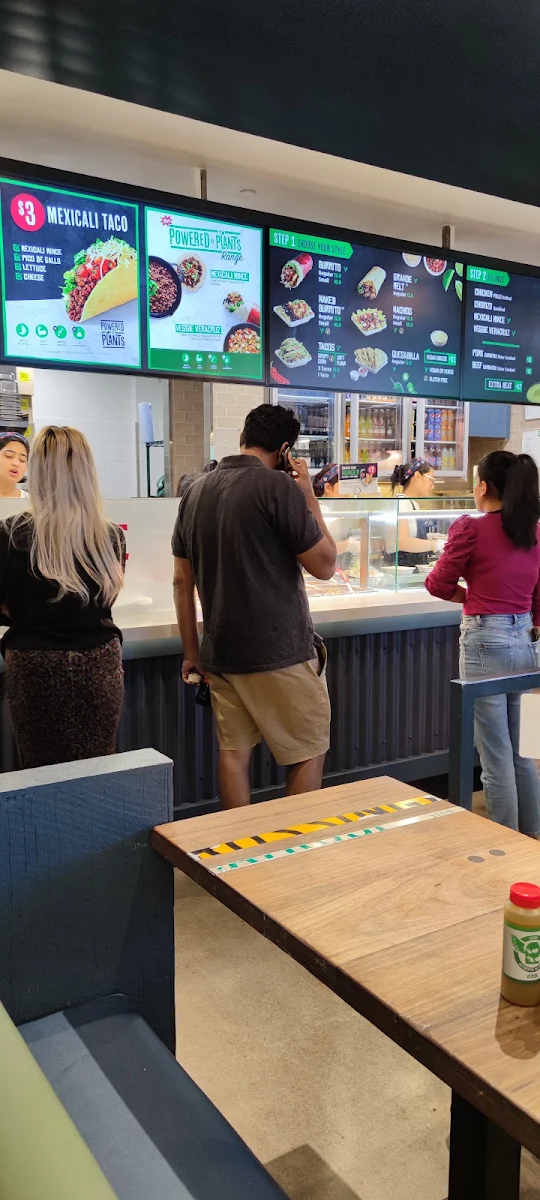 Menu, Mad Mex DFO Homebush