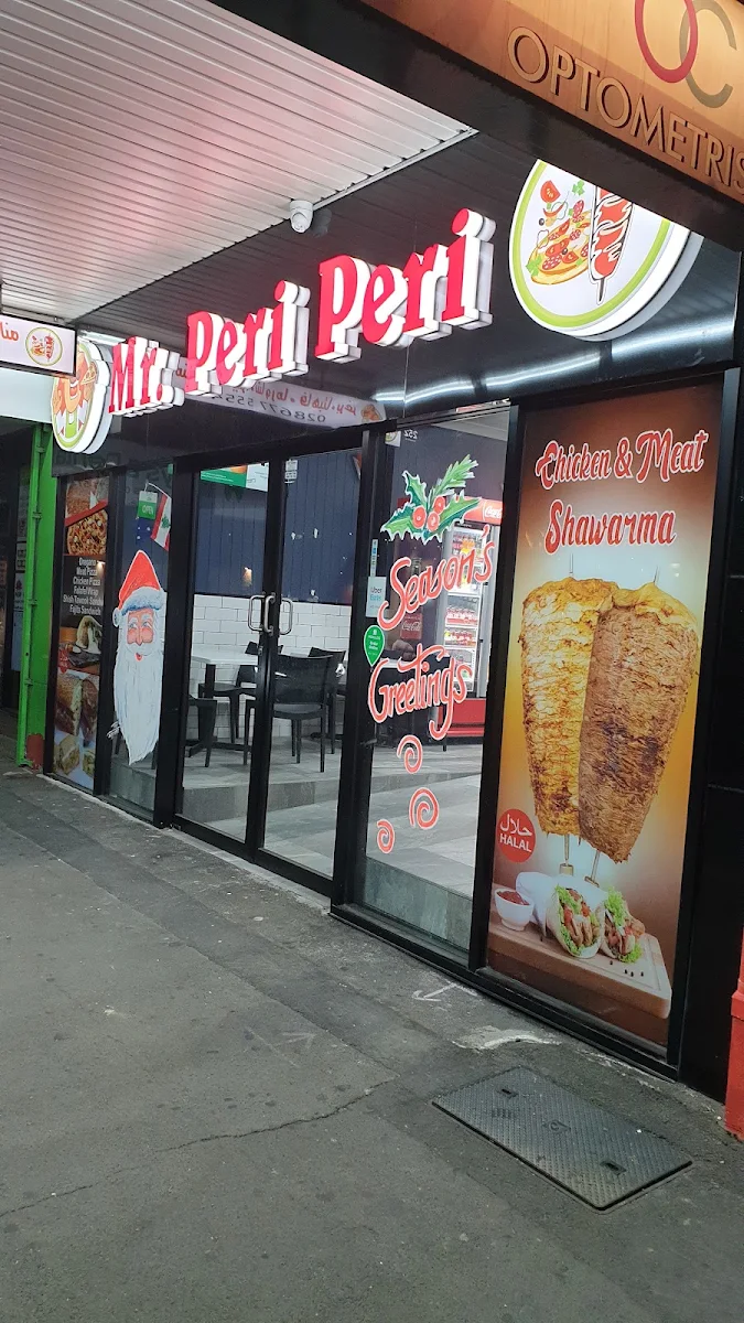 Menu, Mr Peri Peri Lebanese Pizza and Shawarma