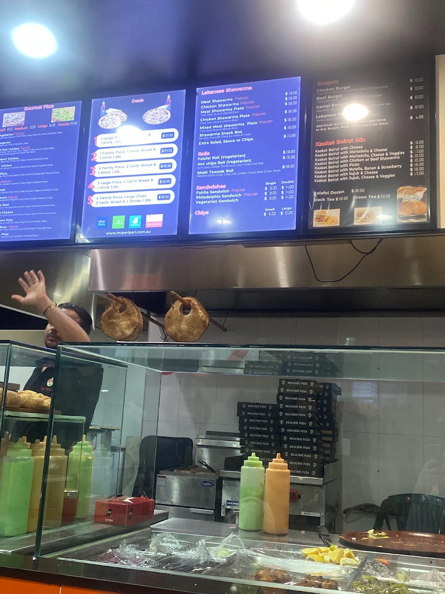 Vibe, Mr Peri Peri Lebanese Pizza and Shawarma