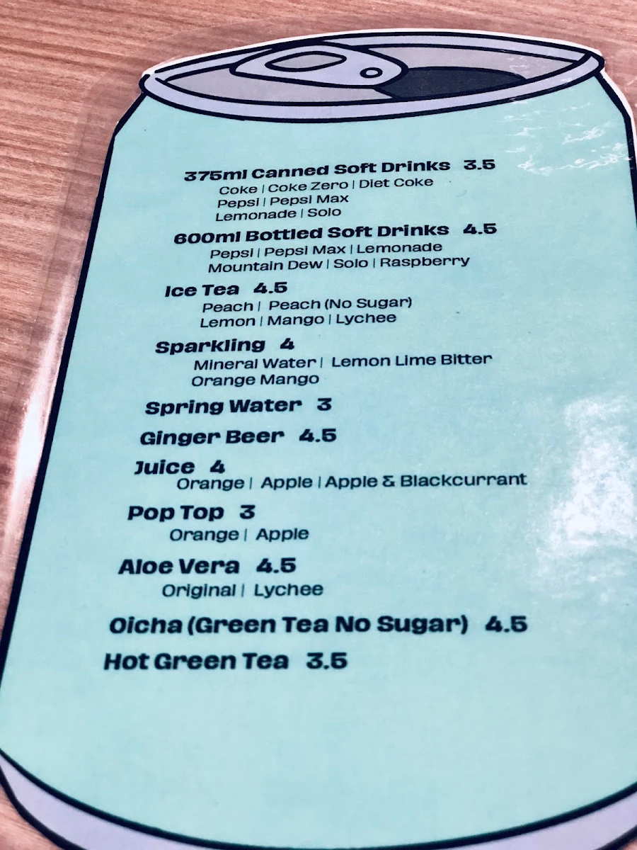 Menu, Sushi Block
