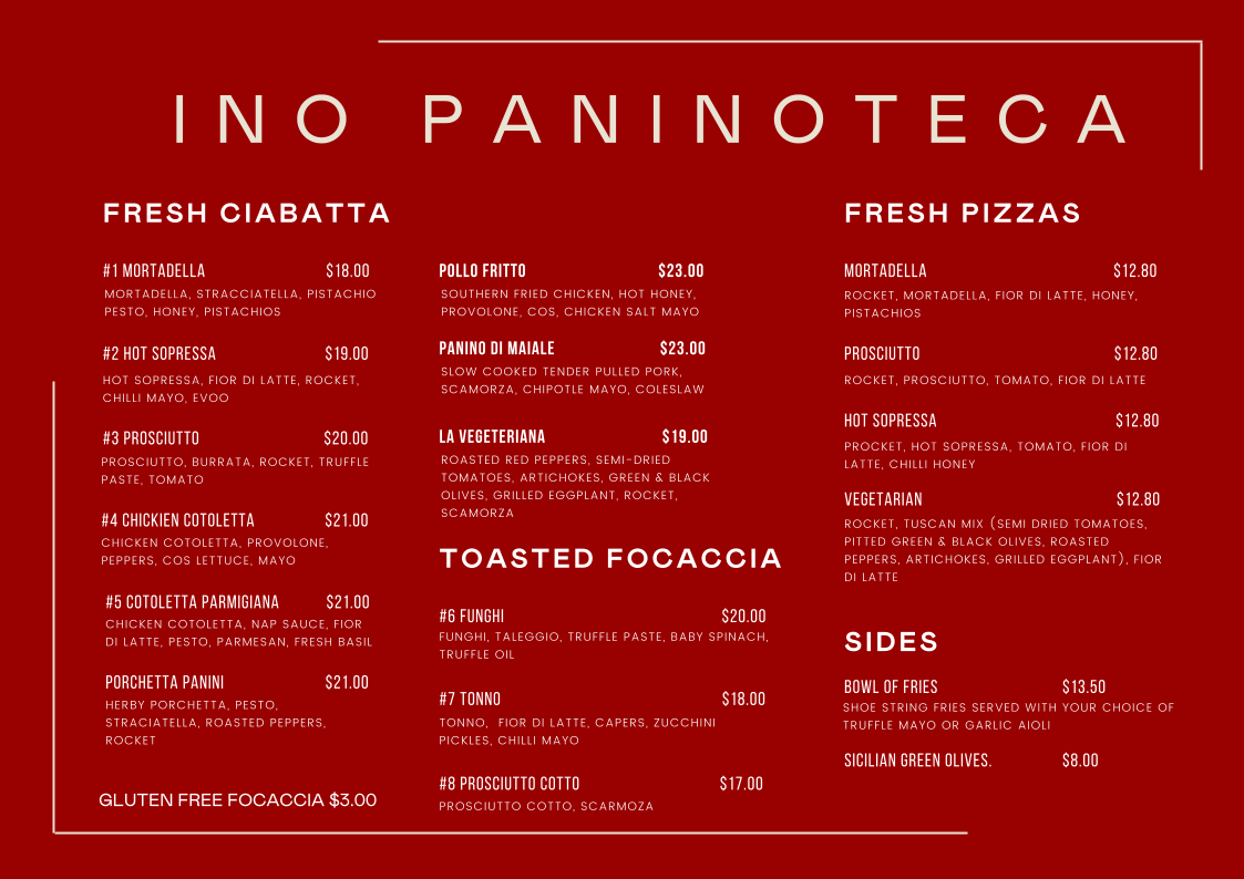 Menu photo 1