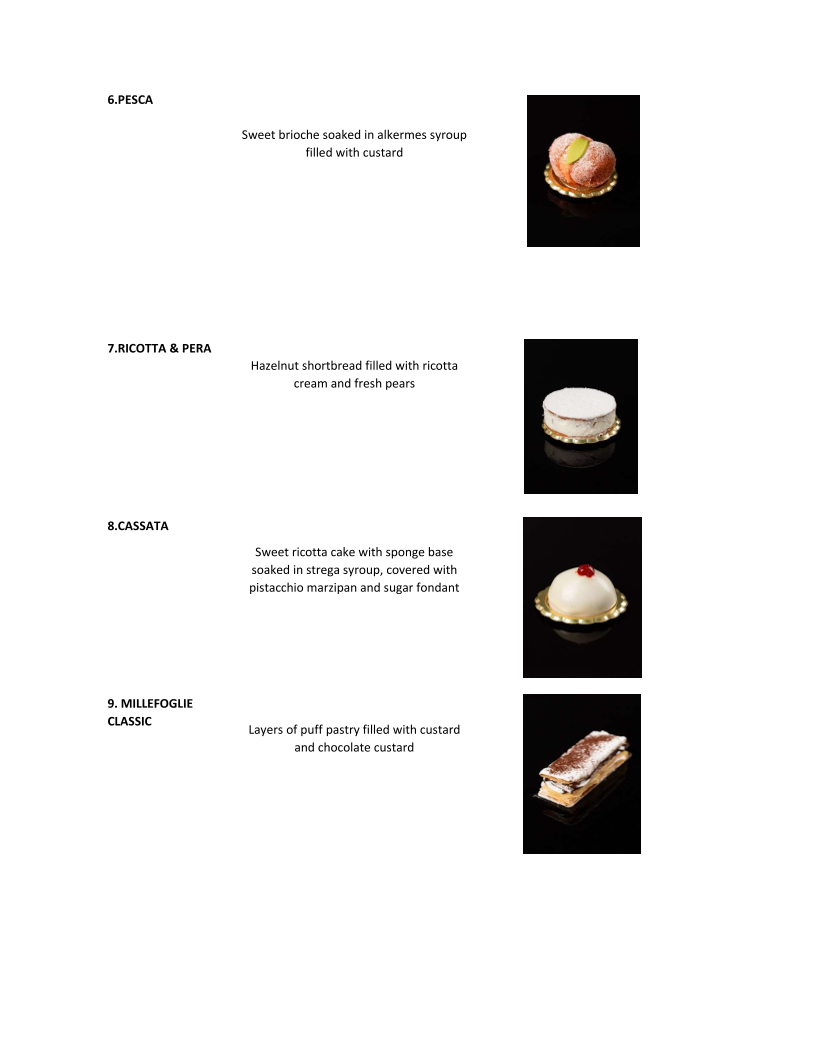 Menu, Pulcinella