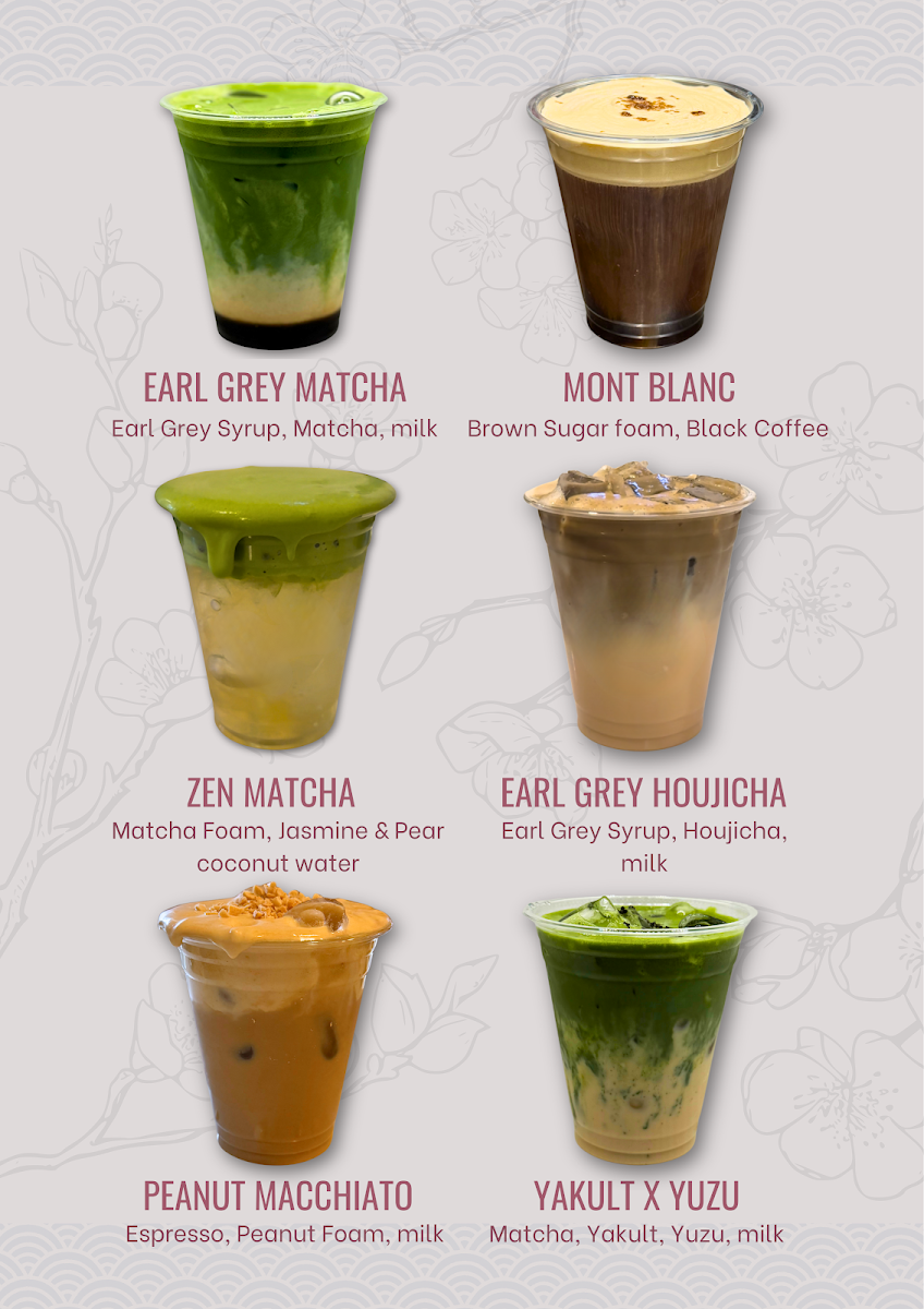 Menu, Kuuki Cafe