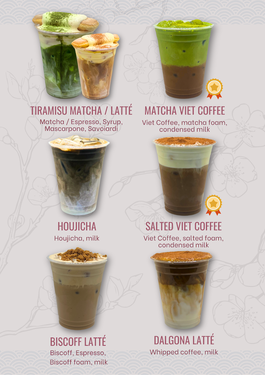 Menu, Kuuki Cafe