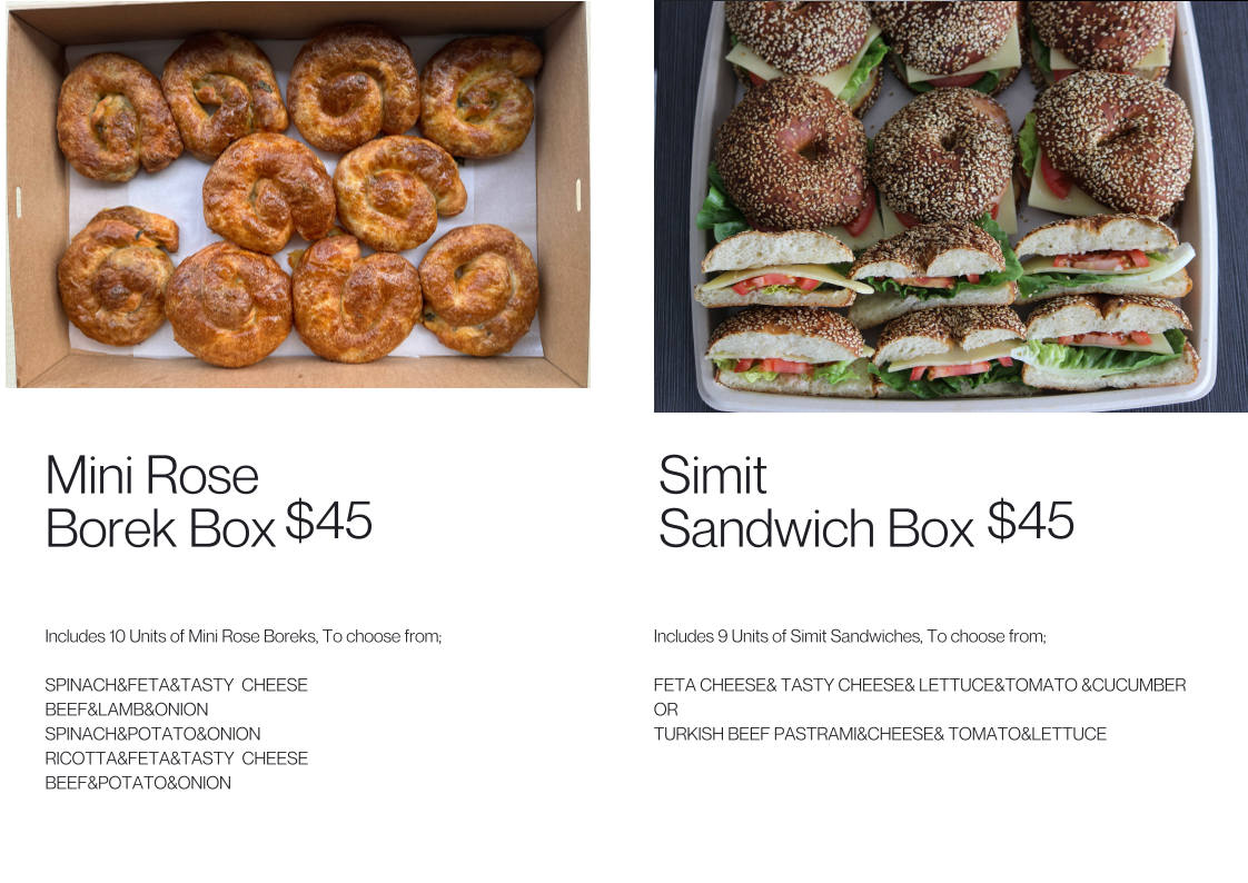 Menu, Rose Borek