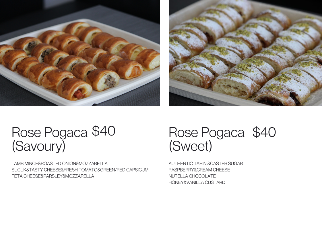 Menu, Rose Borek