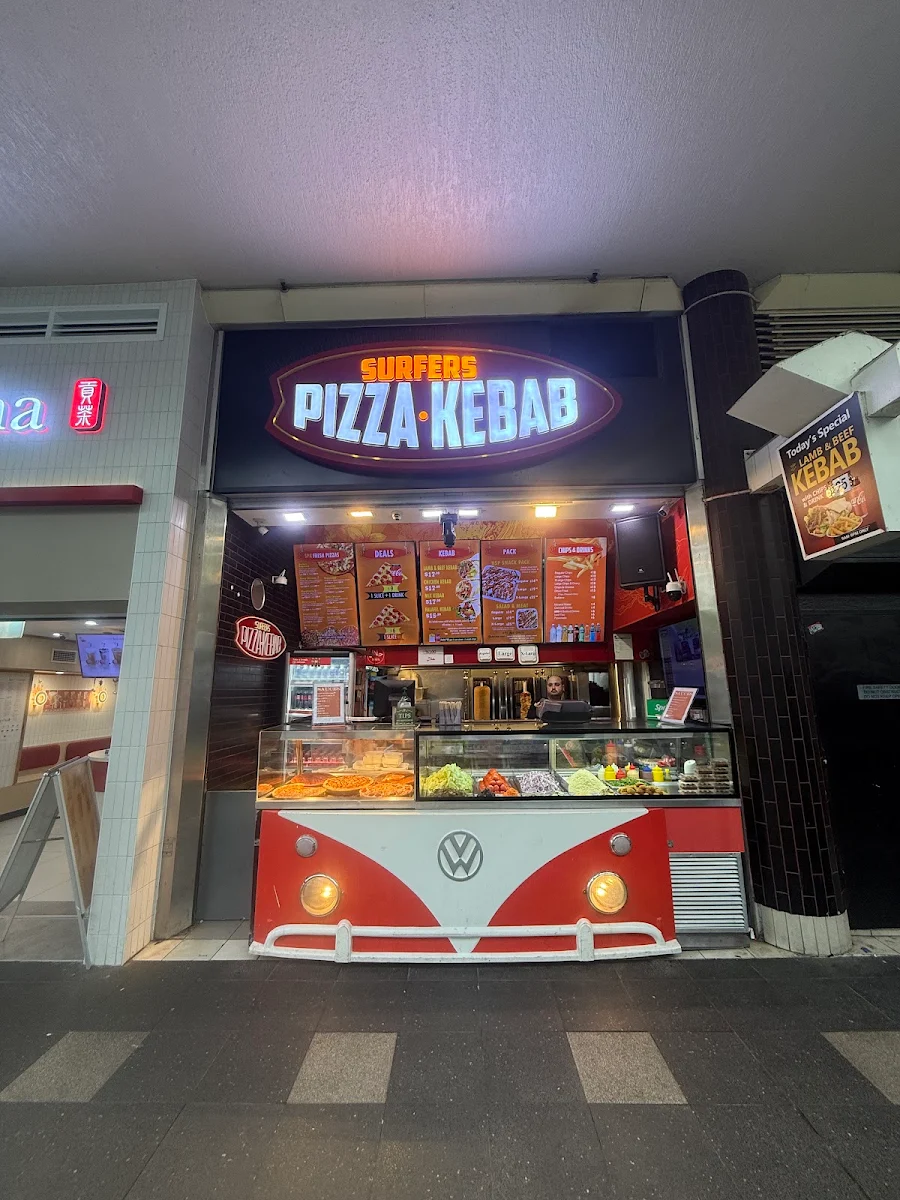 Menu, Surfers Pizza Kebab (SPK Cavill)