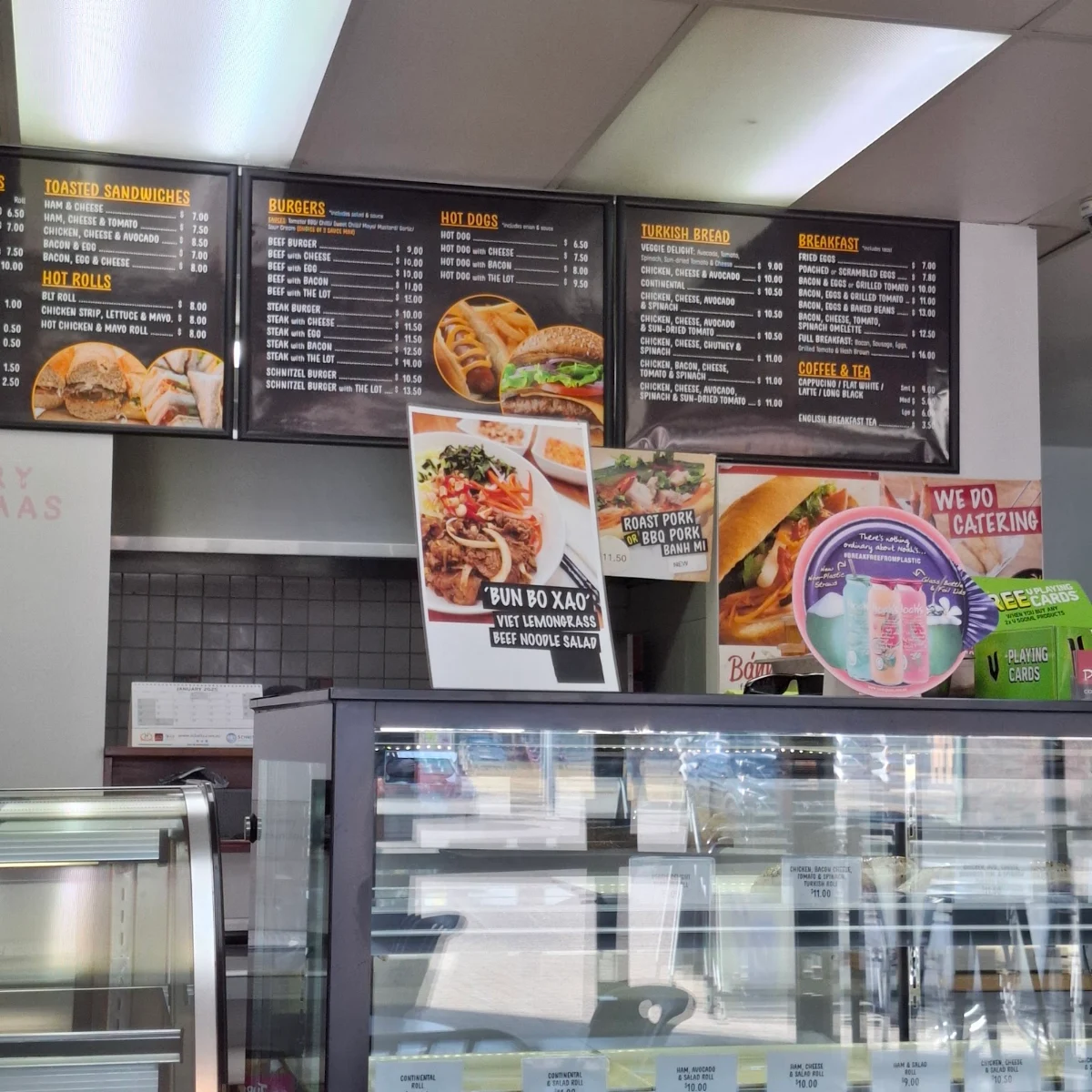 Menu, Delish Lunches