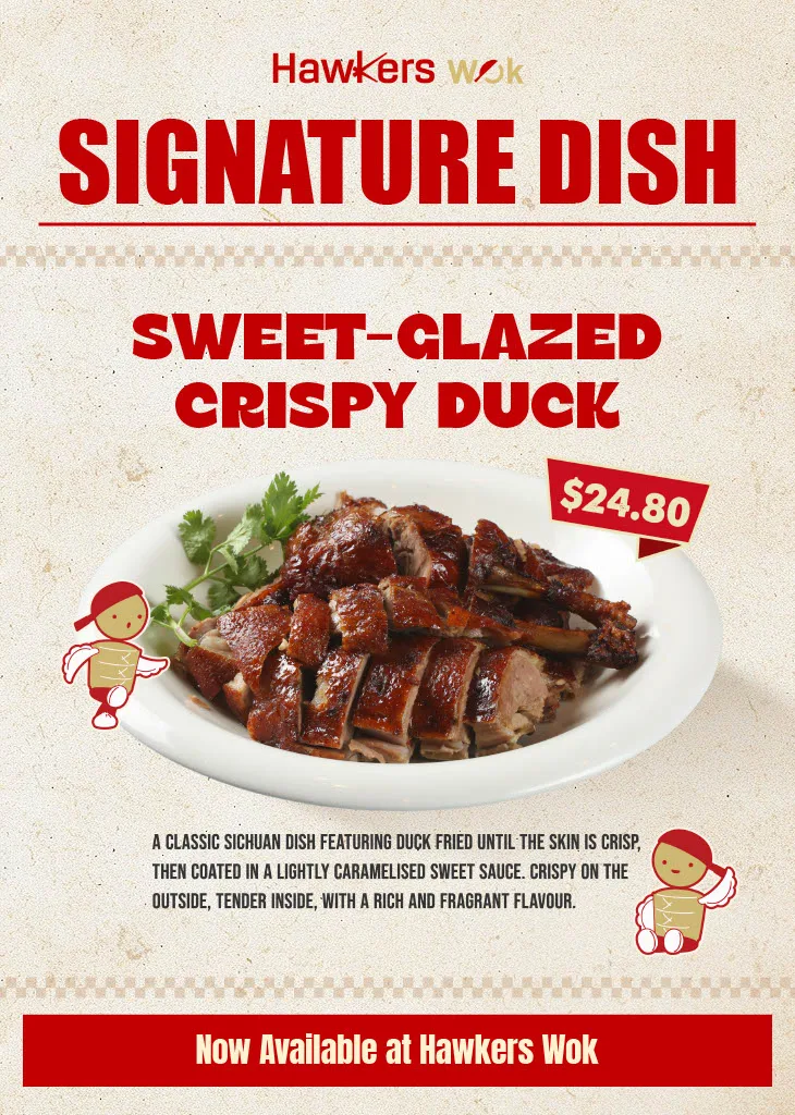 Menu, Hawkers Wok