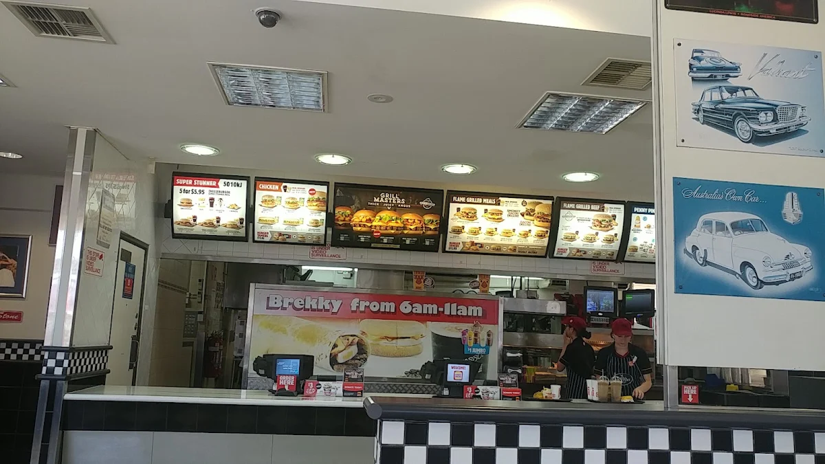 Menu, Hungry Jack's Burgers Kalgoorlie