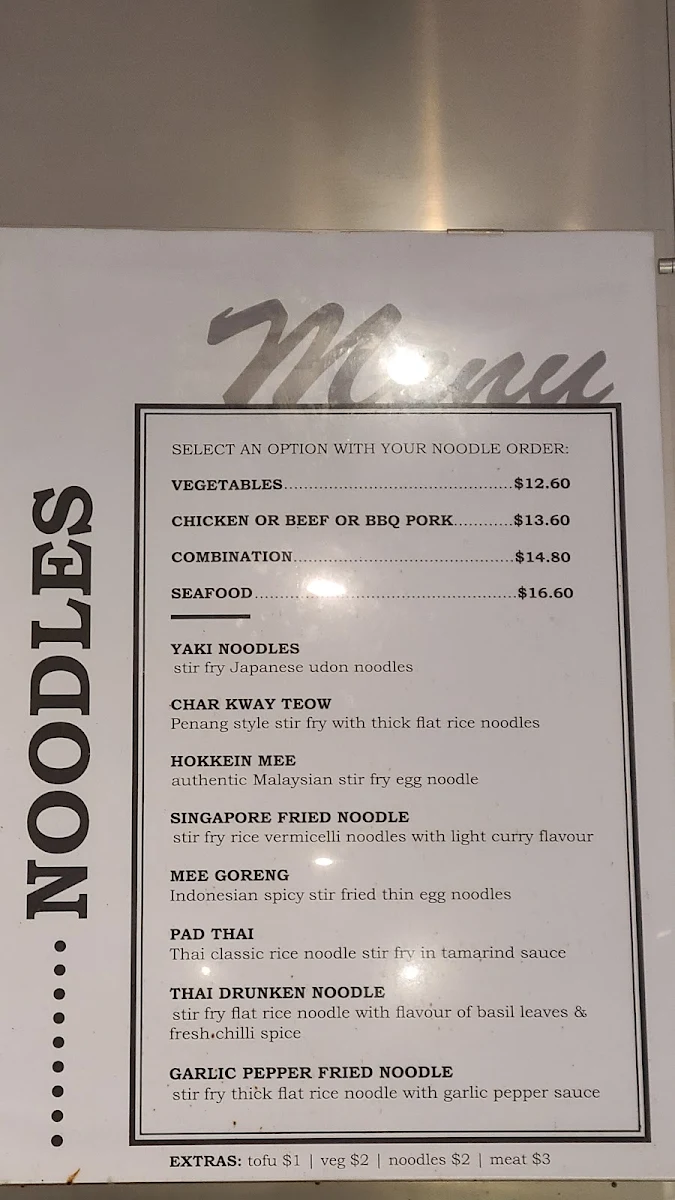 Menu, Teom Kitchen + Bakery