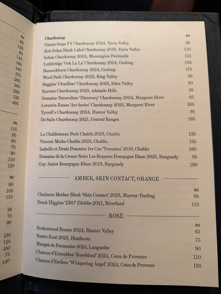 Menu, Tombo Den