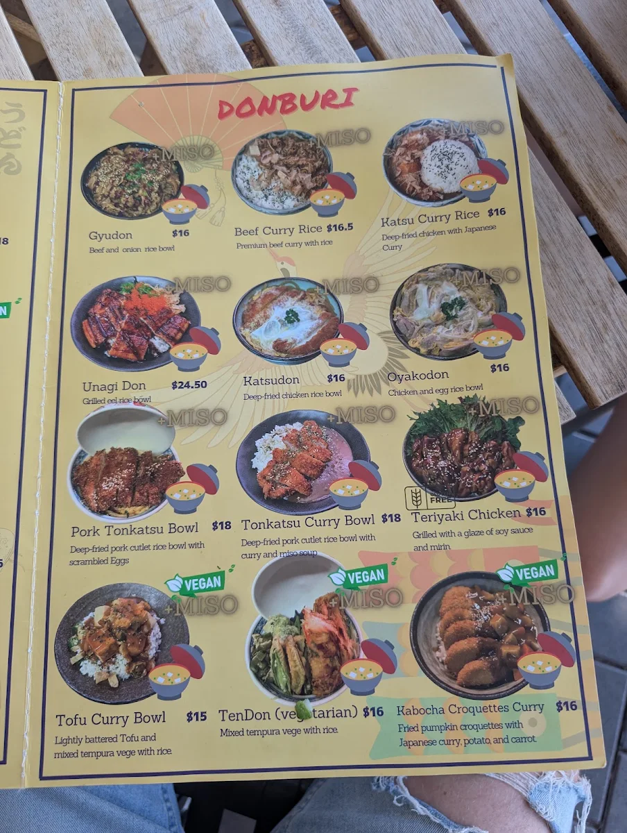 Menu, Hokkaiya Japanese Restaurant