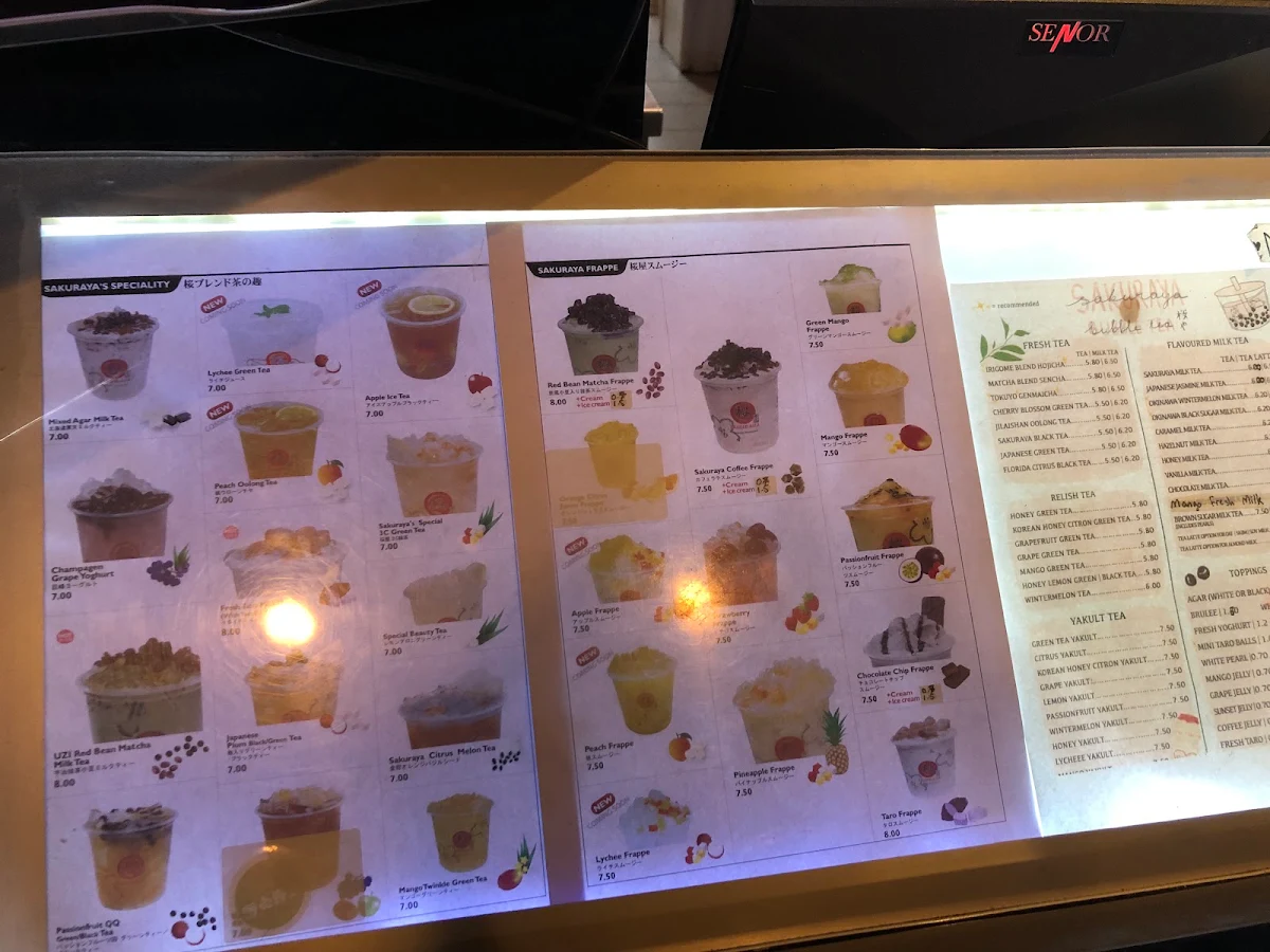 Menu, Sakuraya