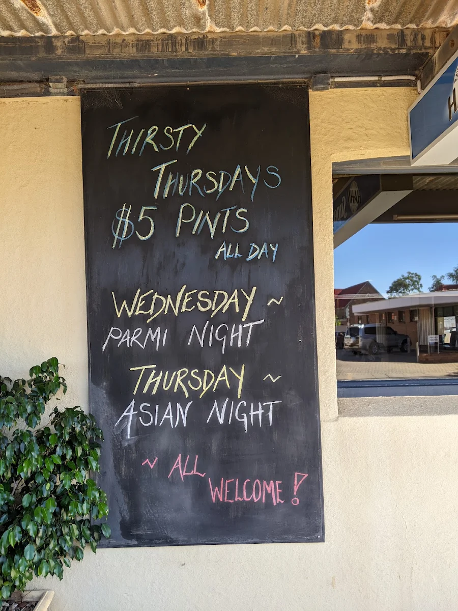 Menu, Hannahville Hotel