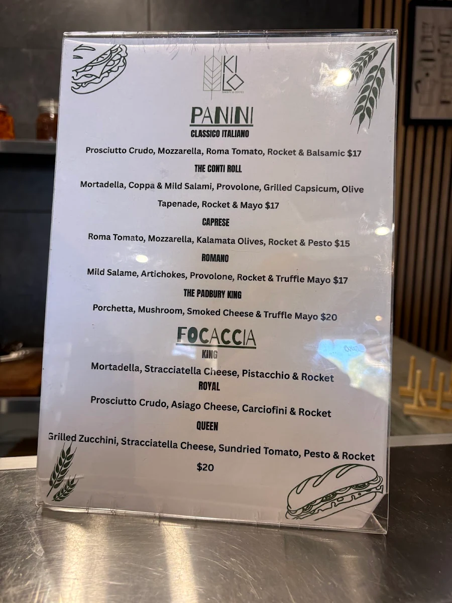 Menu photo 1