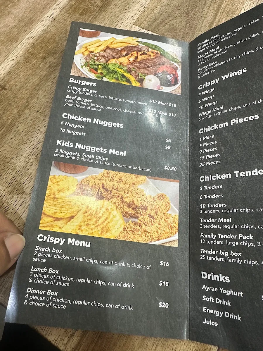 Menu, Quick Shawarma