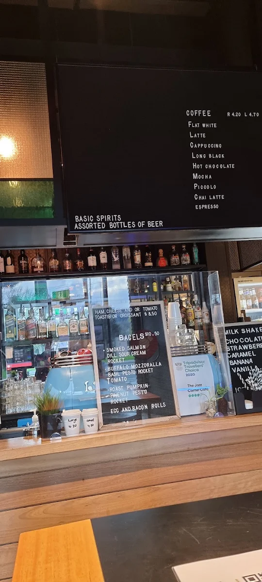 Menu, Jazz Corner Restaurant and Bar