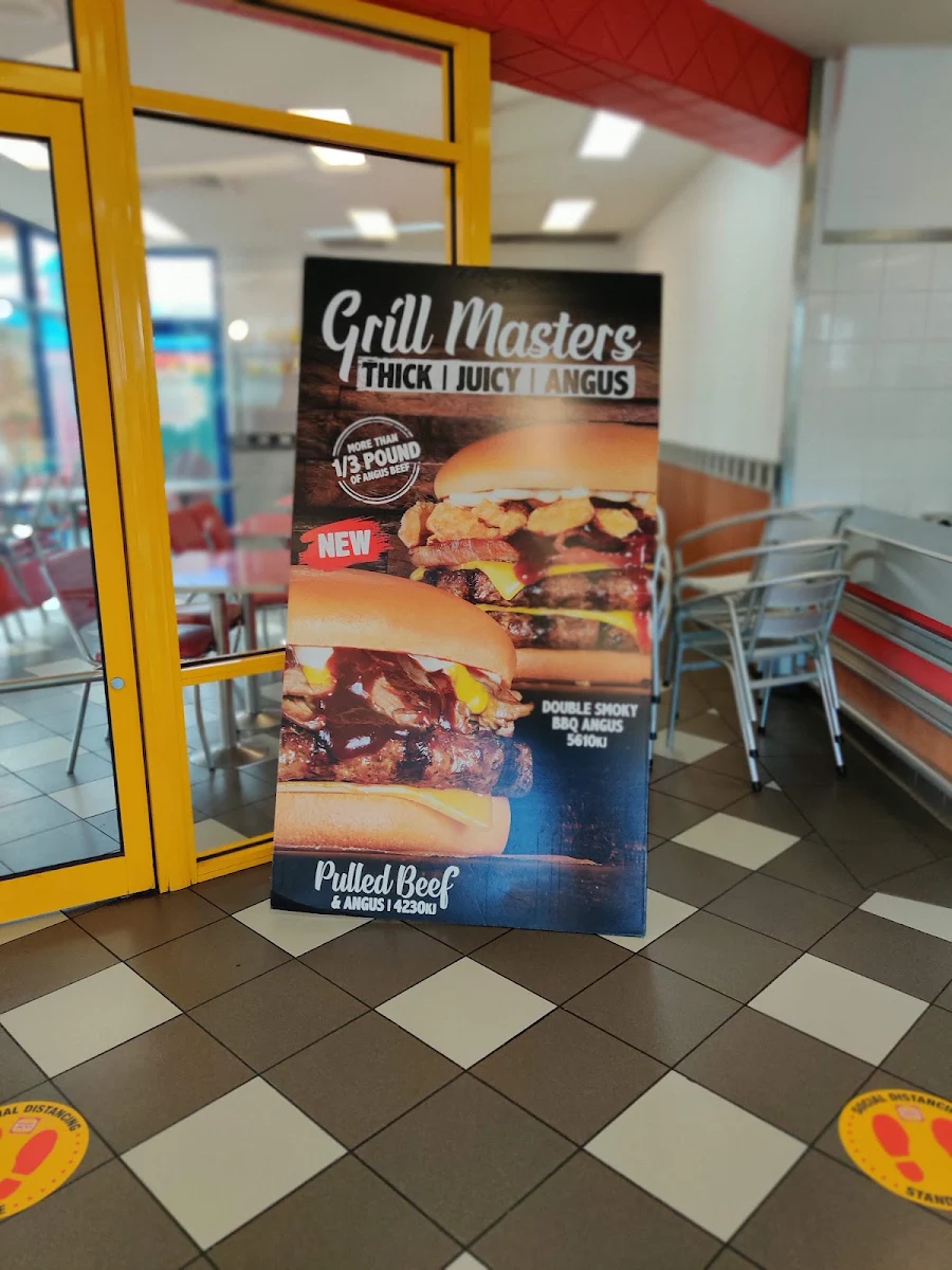 Menu, Hungry Jack's Burgers Mentone