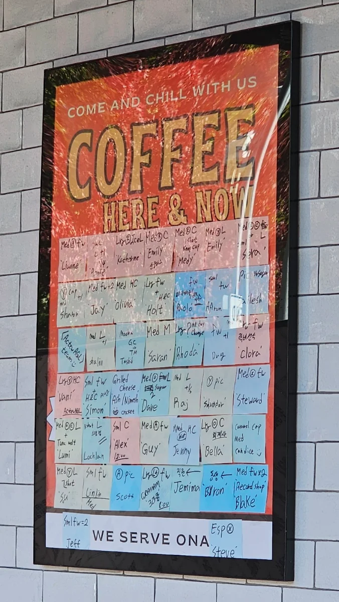 Menu, Keebo COFFEE STAND