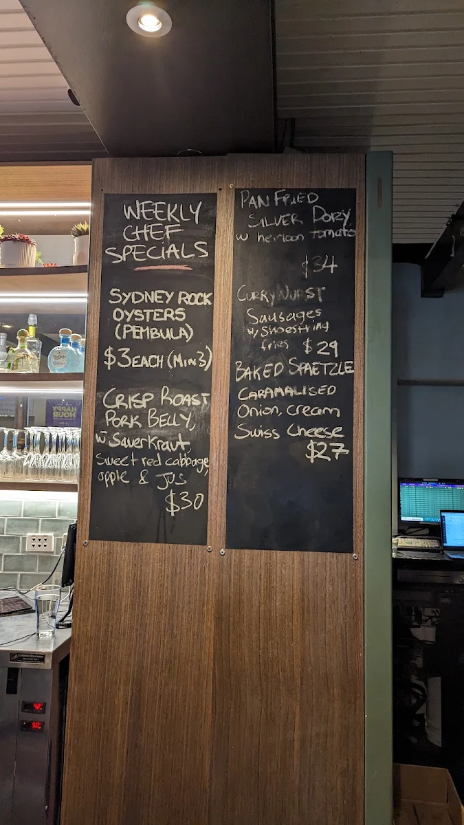 Menu, The Toxteth