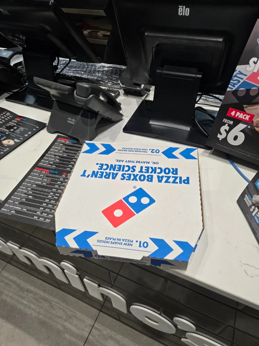 Menu, Domino's Pizza Beerwah