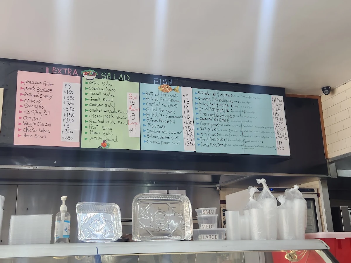 Menu, Big Birdz