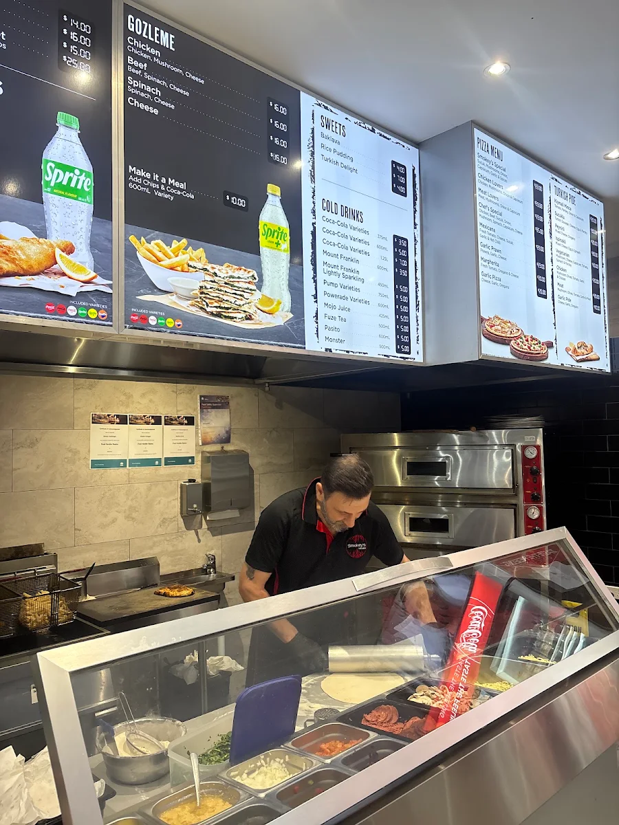 Menu, Smokey's Kebabs