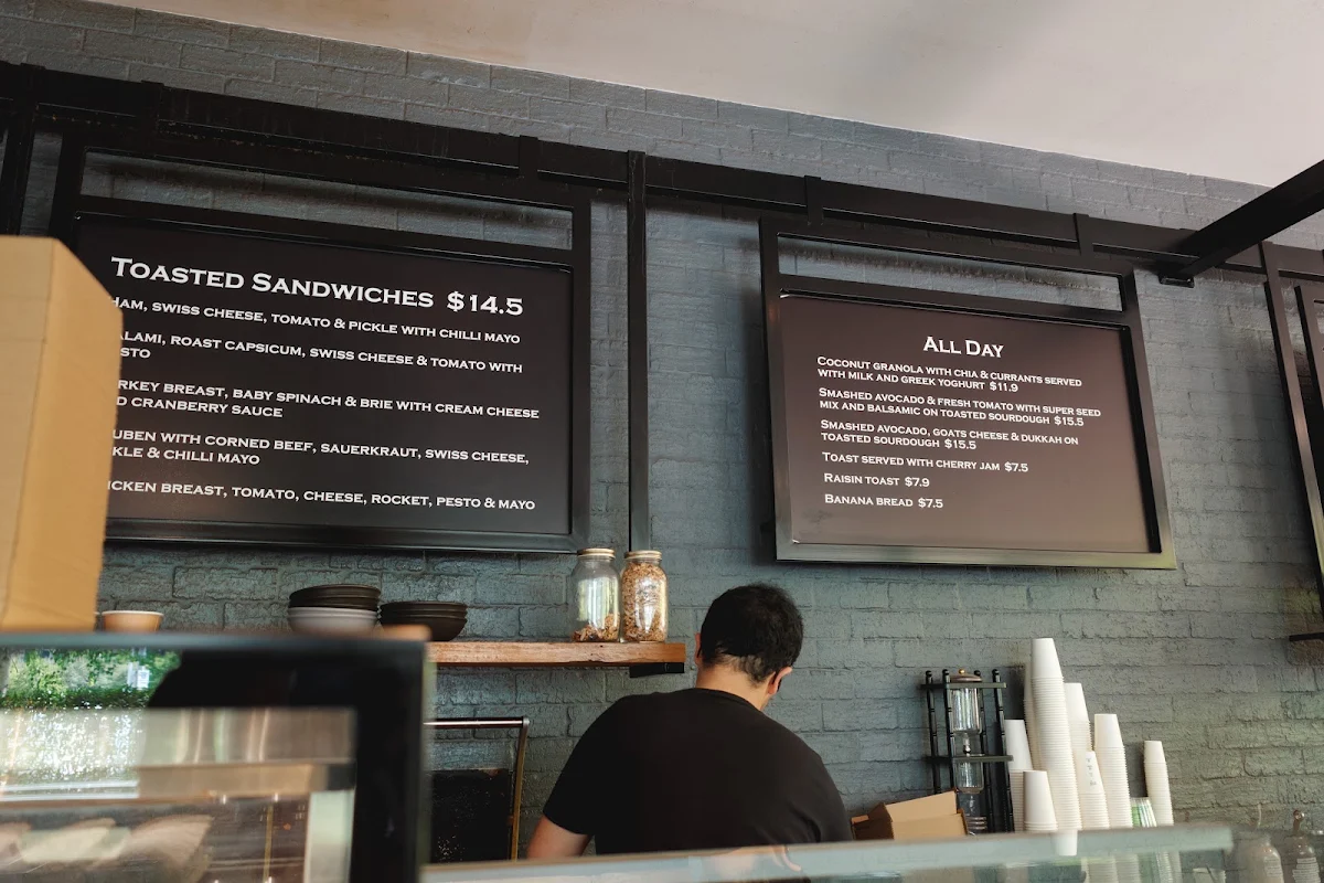 Menu, Ritual Cafe