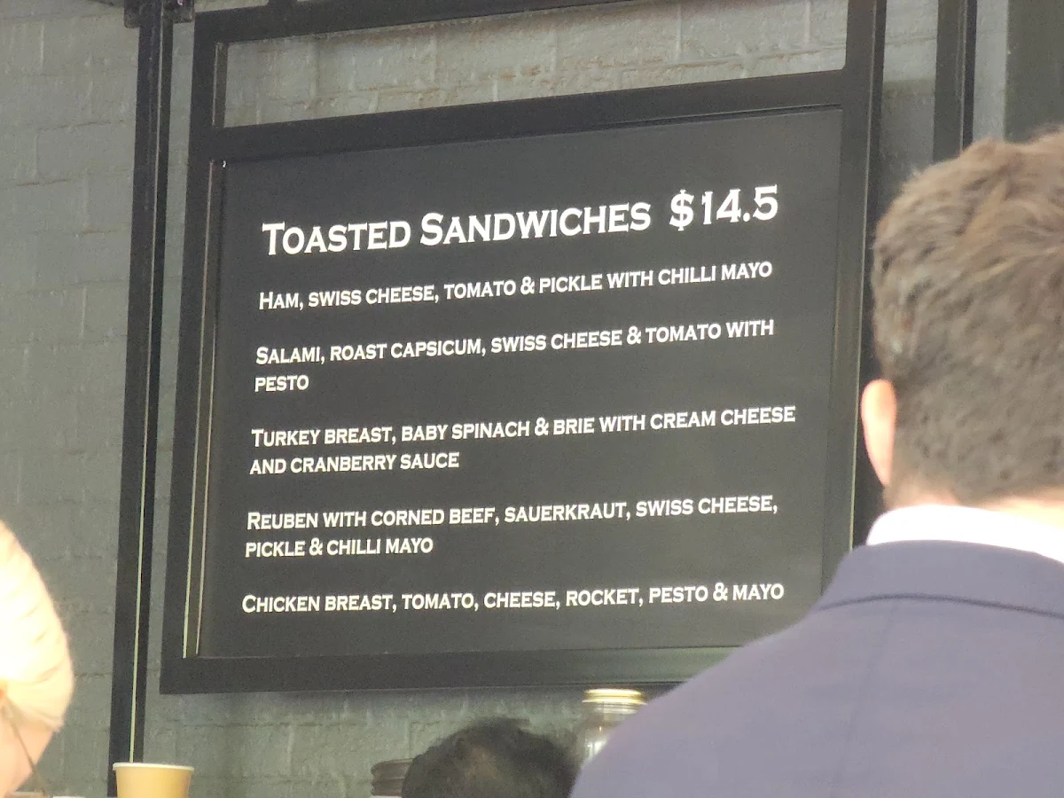 Menu, Ritual Cafe