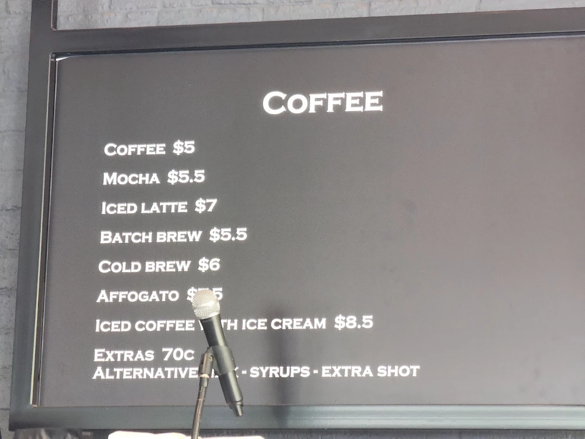 Menu, Ritual Cafe