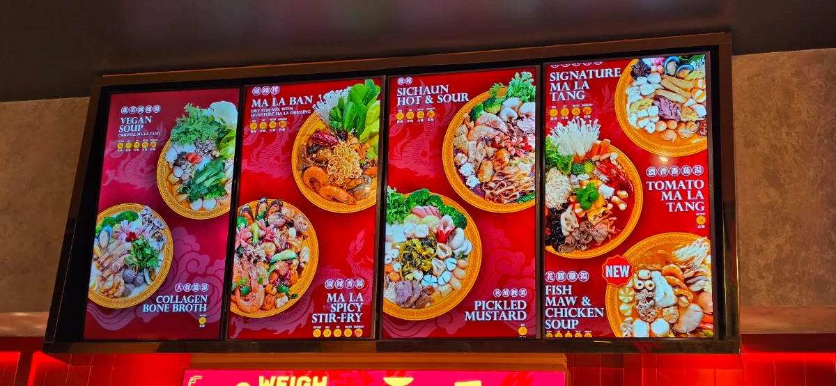 Menu, Dragon Hot Pot Box Hill