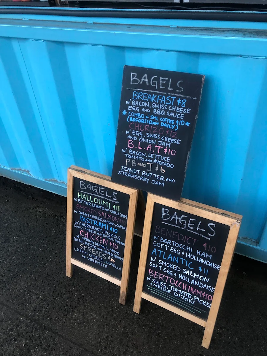Menu, Tuckshop Drive Thru Coffee