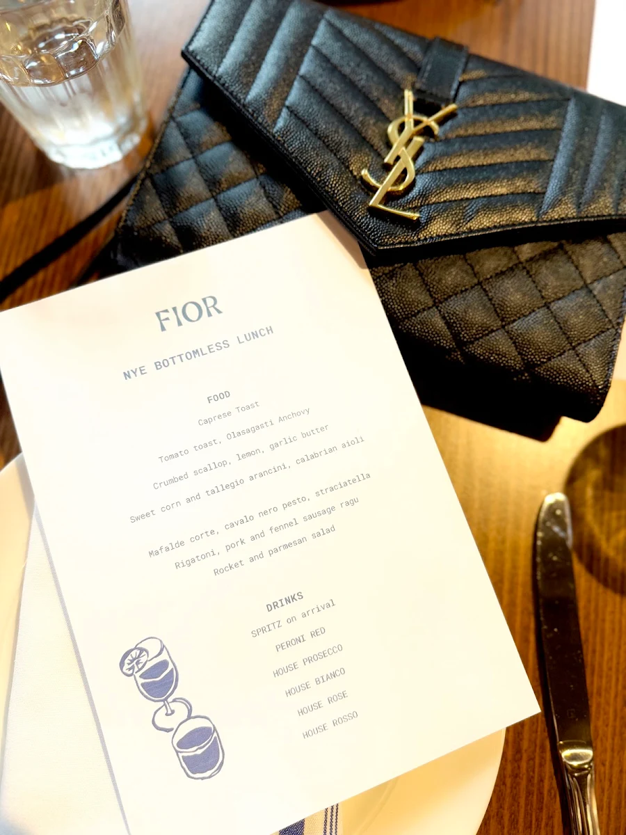 Menu, Fior