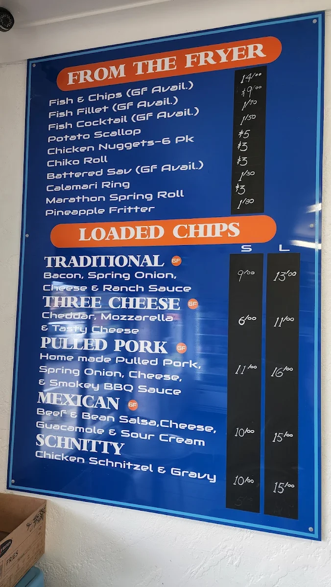 Menu, The Sizzling Chip