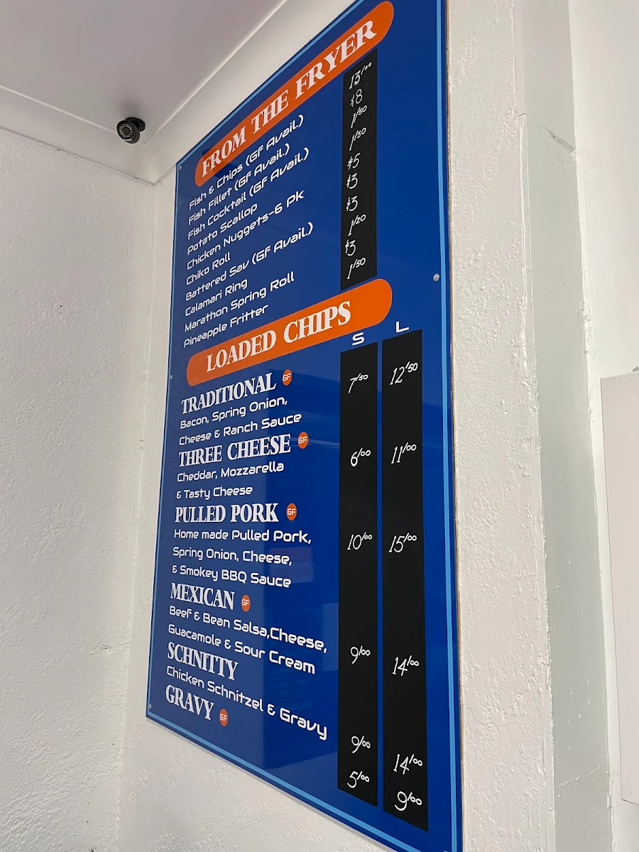 Menu, The Sizzling Chip