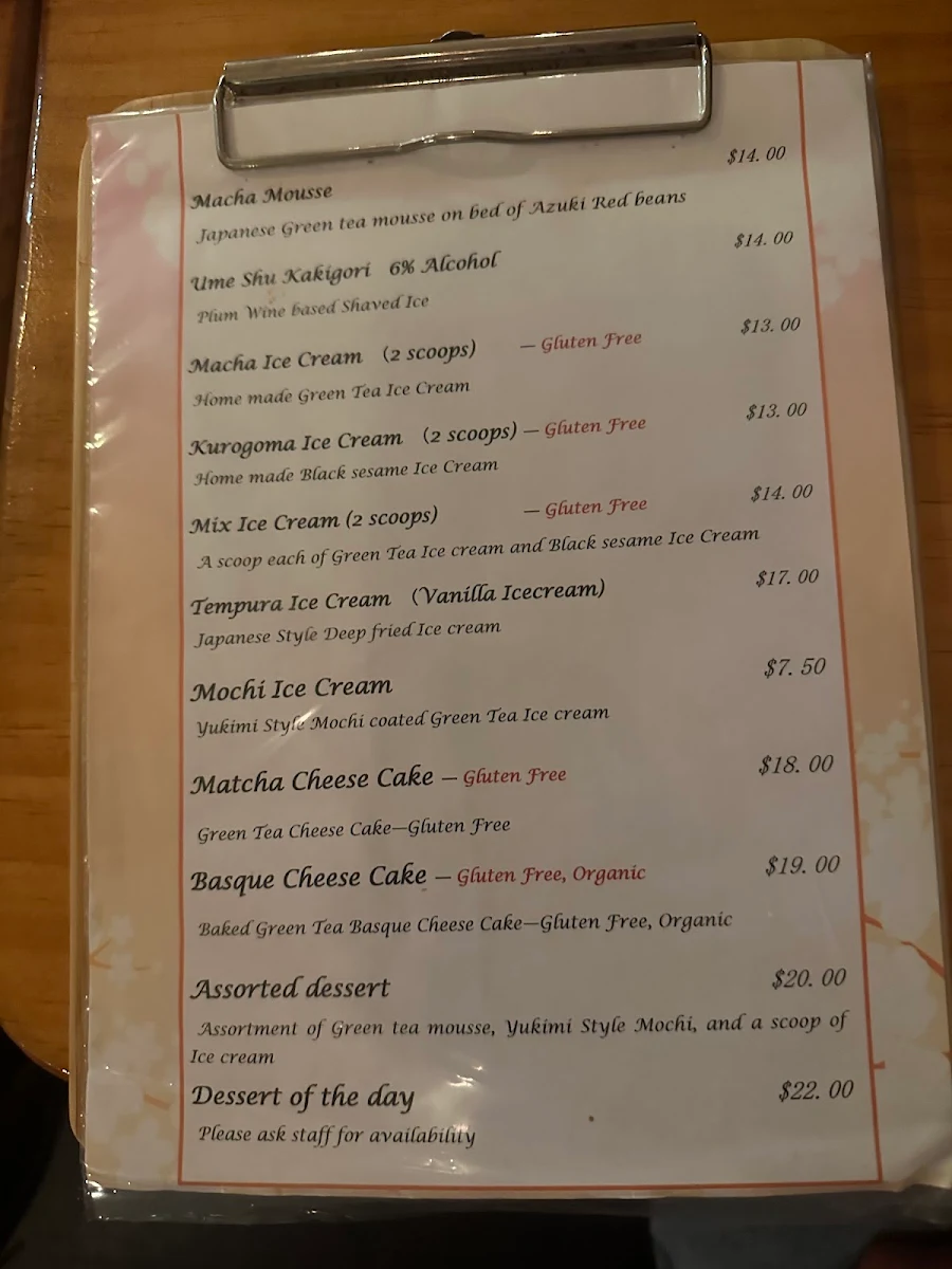 Menu photo 1